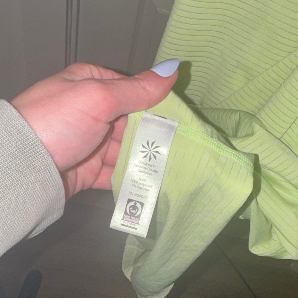 Athleta Neon Lime Racerback Performance Tank - Picture 6 of 6